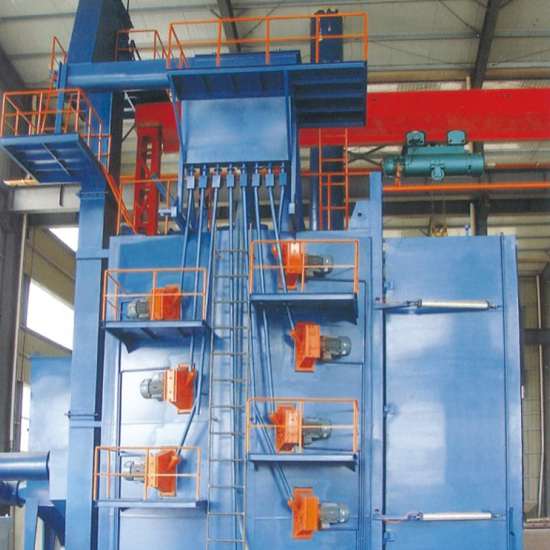 重型吊拋(氣動(dòng)大門(mén))-吊鉤式拋丸清理機(jī)