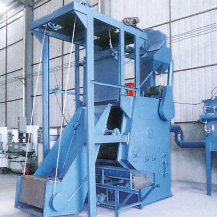 Q32系列自動(dòng)上下料(卷?yè)P(yáng)上料、輸送下料、環(huán)保)履帶拋丸清理機(jī)